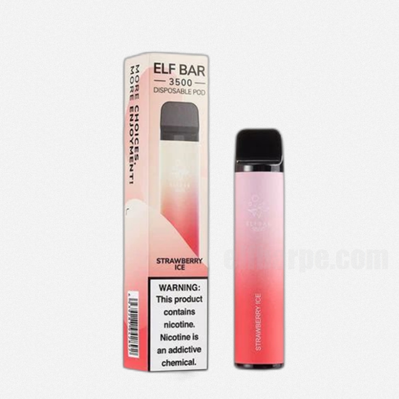 ELF BAR 3500 Disposable Strawberry Ice 3500 bocanadas 1500mAh - Elfbar ...